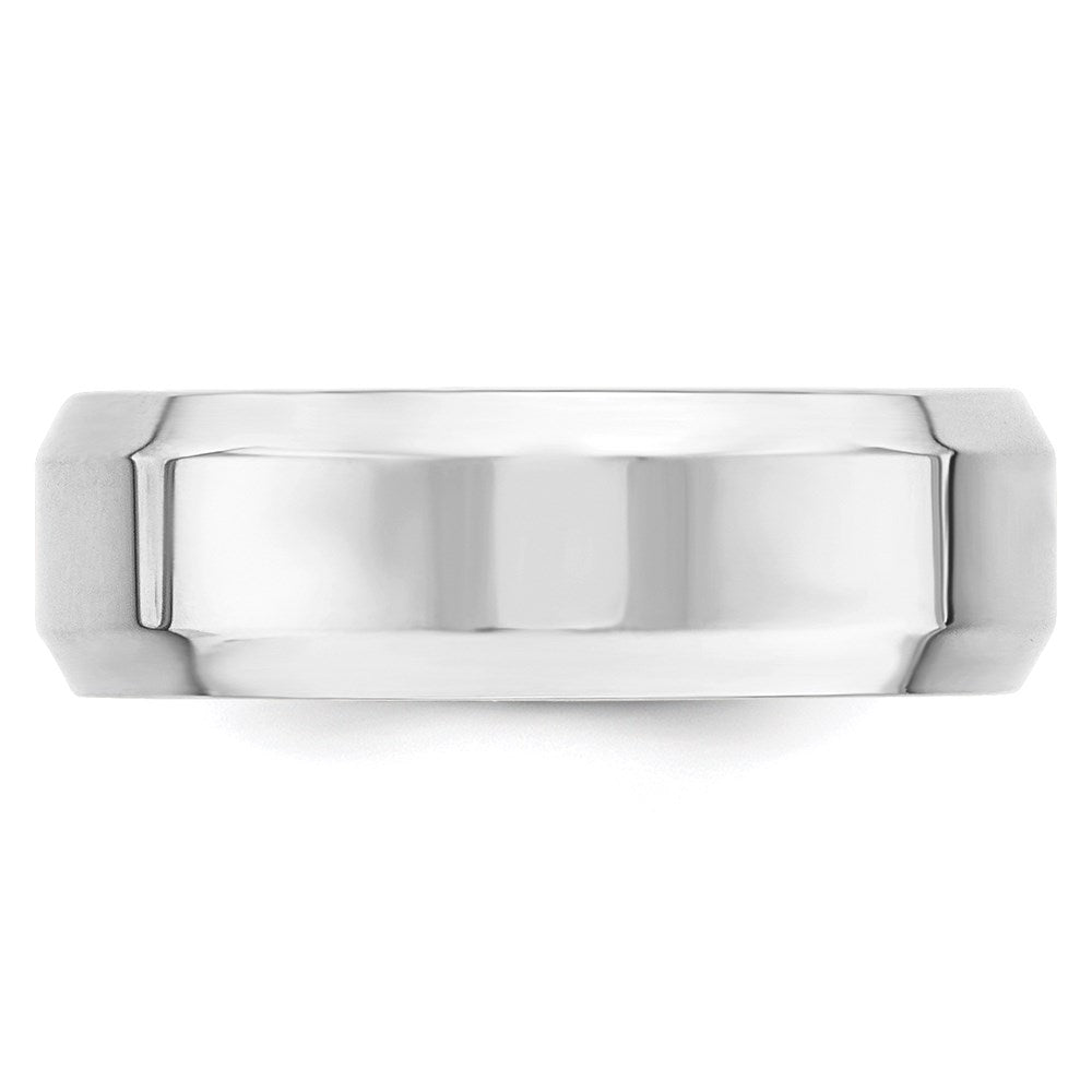 Beveled Edge Comfort Fit Wedding Band - WBC
