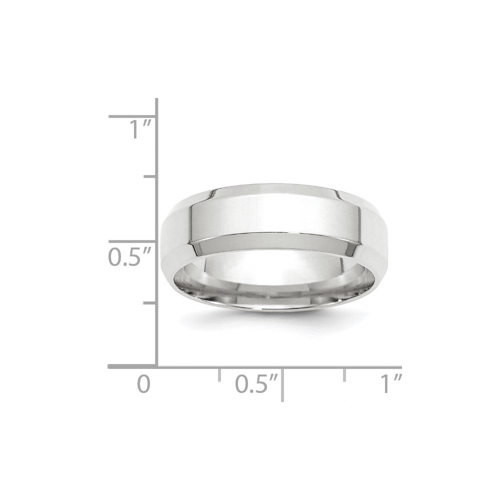 Beveled Edge Comfort Fit Wedding Band - WBC