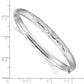 3/16 Florentine Hinged Baby Bangle - WBC