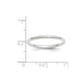 Standard Weight Comfort Fit Wedding Band - WBC
