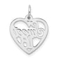 SWEET 16 in Heart Charm - WBC