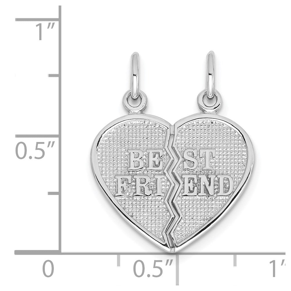 BEST FRIEND 2-Piece Break-apart Charm - WBC