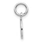 Small Polished Angel Round Charm - WBC