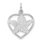 Cut-out Angel in Heart Charm - WBC