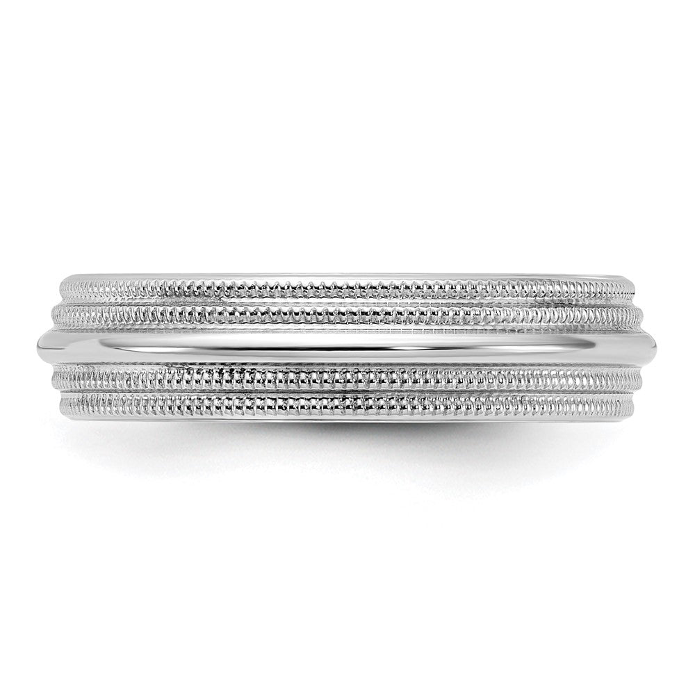 Double Milgrain Comfort Fit Wedding Band - WBC