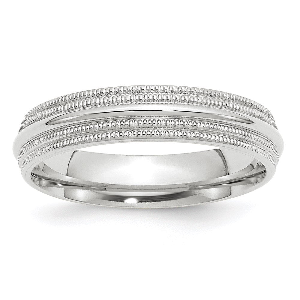 Double Milgrain Comfort Fit Wedding Band - WBC
