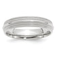 Double Milgrain Comfort Fit Wedding Band - WBC