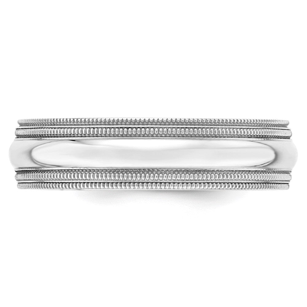 Double Milgrain Comfort Fit Wedding Band - WBC