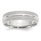 Double Milgrain Comfort Fit Wedding Band - WBC