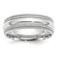 Double Milgrain Comfort Fit Wedding Band - WBC
