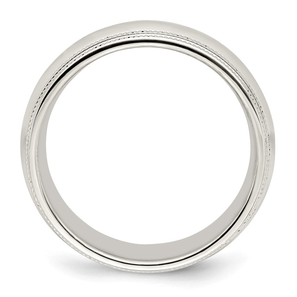Double Milgrain Comfort Fit Wedding Band - WBC
