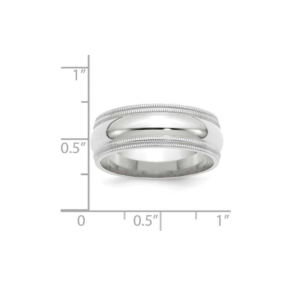 Double Milgrain Comfort Fit Wedding Band - WBC