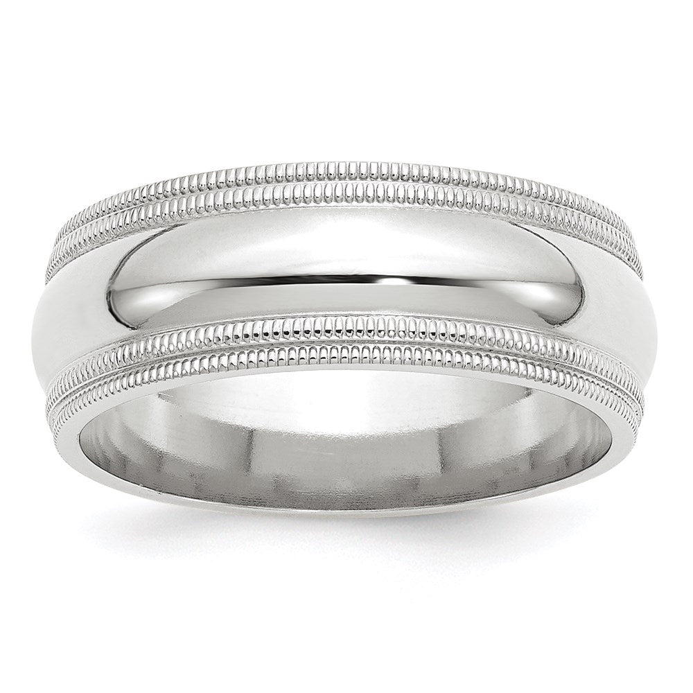 Double Milgrain Comfort Fit Wedding Band - WBC