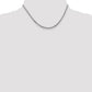 Flat Beveled Curb with Lobster Clasp Chain - WBC