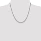 Flat Beveled Curb with Lobster Clasp Chain - WBC