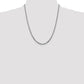 Flat Beveled Curb with Lobster Clasp Chain - WBC