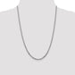 Flat Beveled Curb with Lobster Clasp Chain - WBC