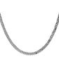 Flat Beveled Curb with Lobster Clasp Chain - WBC
