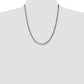 Flat Beveled Curb with Lobster Clasp Chain - WBC