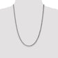 Flat Beveled Curb with Lobster Clasp Chain - WBC