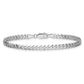 Flat Beveled Curb with Lobster Clasp Bracelet - WBC