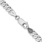 Flat Beveled Curb with Lobster Clasp Chain - WBC