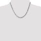 Flat Beveled Curb with Lobster Clasp Chain - WBC
