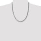 Flat Beveled Curb with Lobster Clasp Chain - WBC