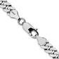 Flat Beveled Curb with Lobster Clasp Chain - WBC