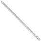 Flat Beveled Curb with Lobster Clasp Bracelet - WBC