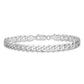 Flat Beveled Curb with Lobster Clasp Chain - WBC