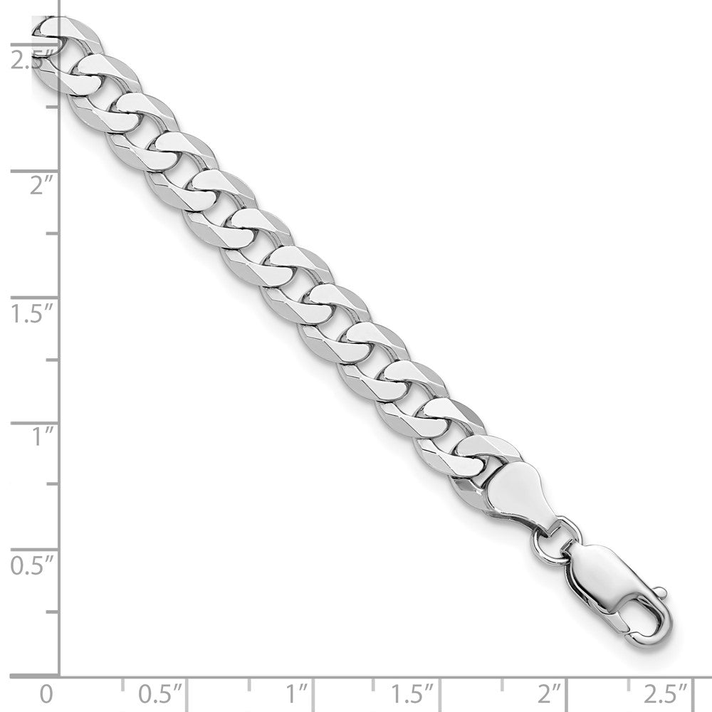 Flat Beveled Curb with Lobster Clasp Chain - WBC