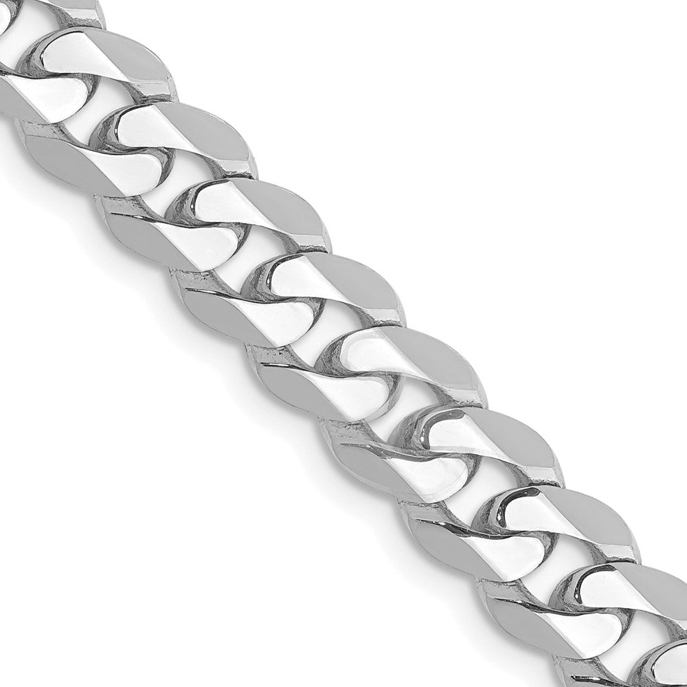 Flat Beveled Curb with Lobster Clasp Chain - WBC