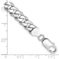 Flat Beveled Curb with Lobster Clasp Chain - WBC
