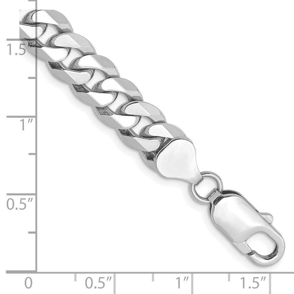 Flat Beveled Curb with Lobster Clasp Chain - WBC