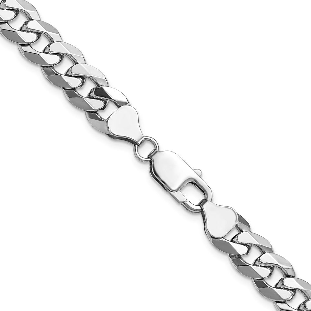 Flat Beveled Curb with Lobster Clasp Chain - WBC
