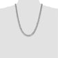 Flat Beveled Curb with Lobster Clasp Chain - WBC