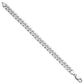 Flat Beveled Curb with Lobster Clasp Bracelet - WBC