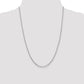 Flat Figaro with Lobster Clasp Chain - WBC