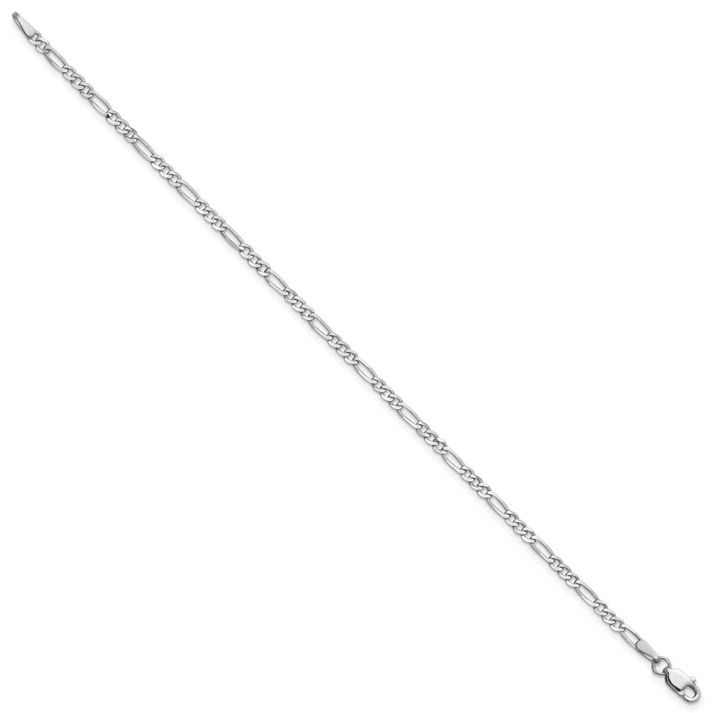 Flat Figaro with Lobster Clasp Bracelet - WBC