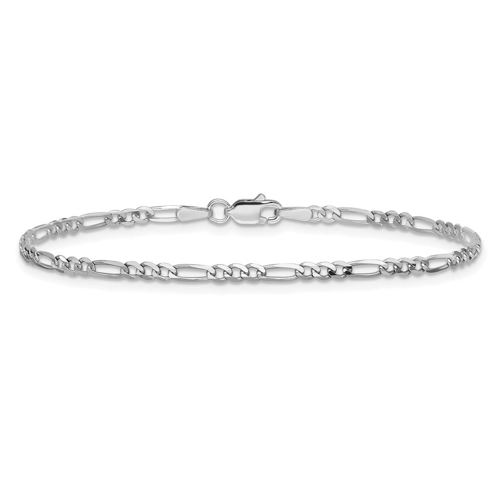 Flat Figaro with Lobster Clasp Anklet - WBC