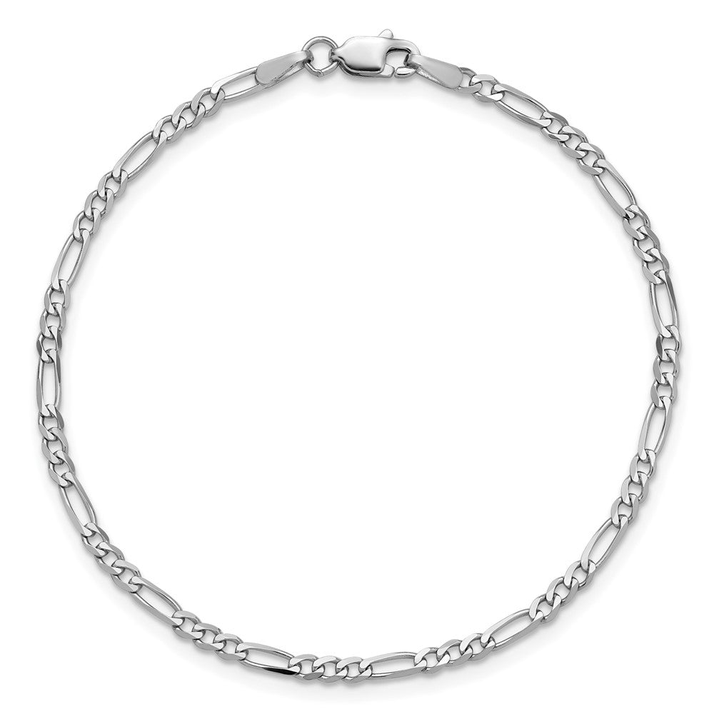 Flat Figaro with Lobster Clasp Bracelet - WBC