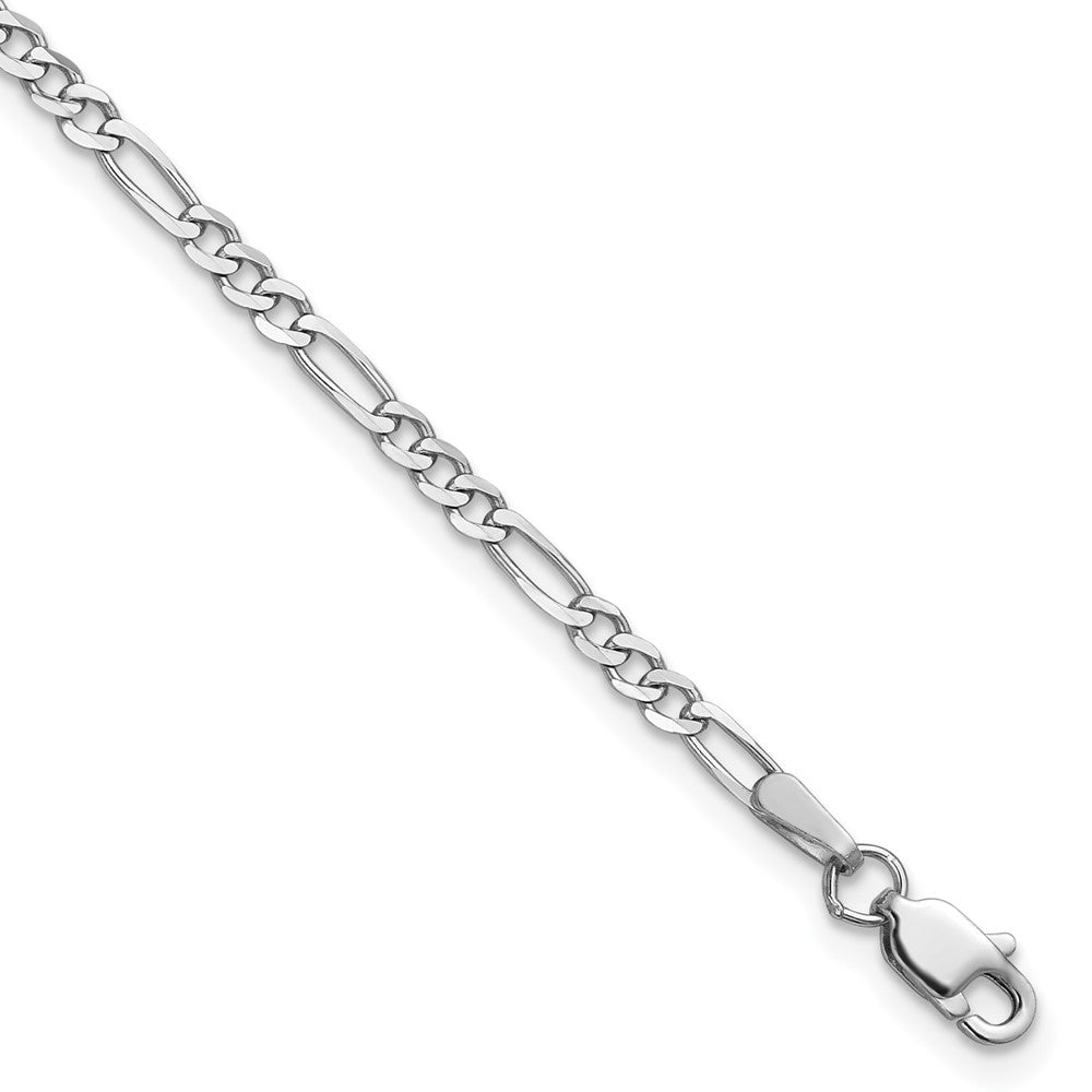 Flat Figaro with Lobster Clasp Anklet - WBC