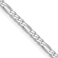 Flat Figaro with Lobster Clasp Chain - WBC