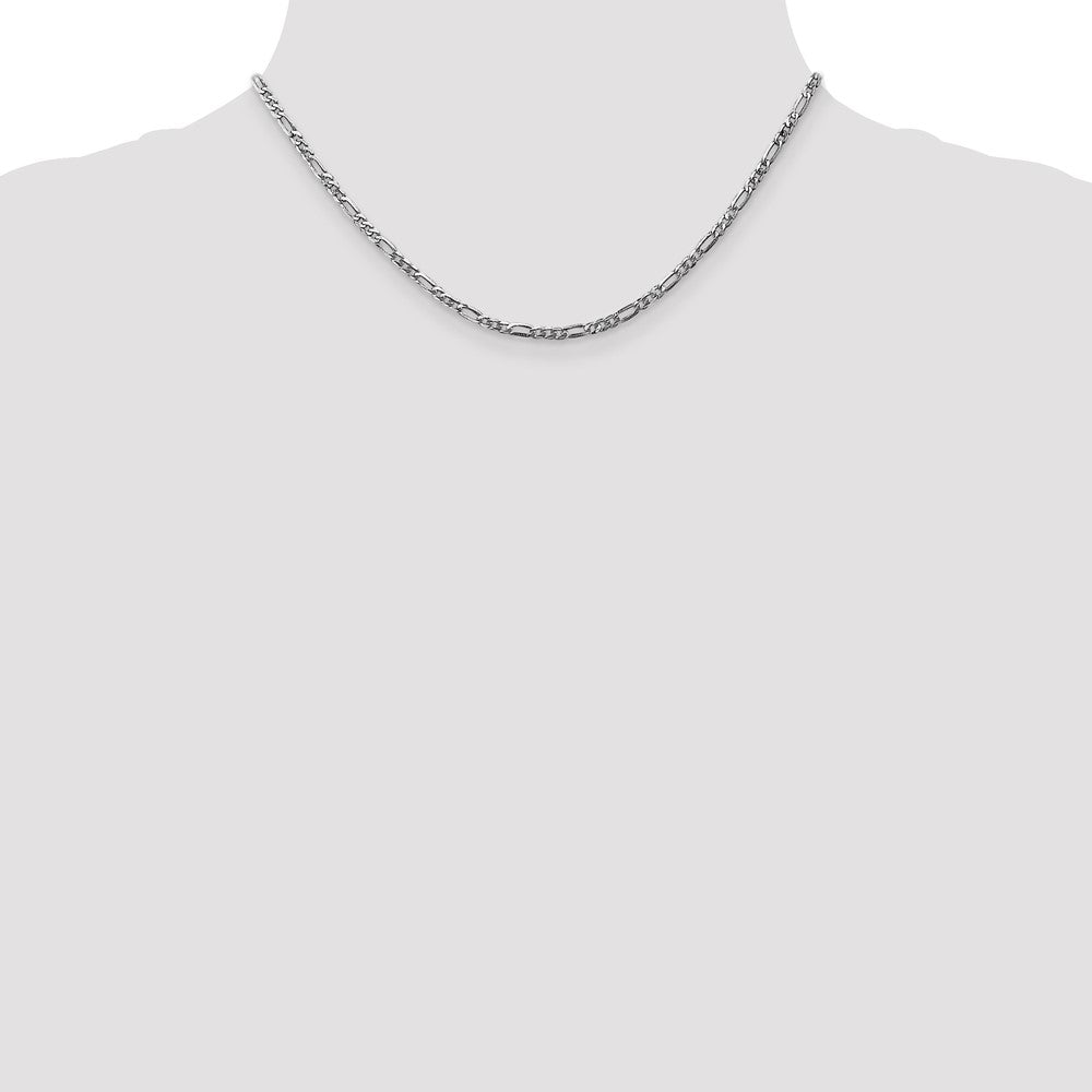 Flat Figaro with Lobster Clasp Chain - WBC