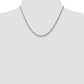 Flat Figaro with Lobster Clasp Chain - WBC