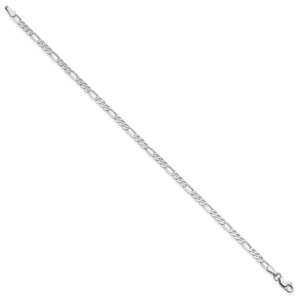 Flat Figaro with Lobster Clasp Anklet - WBC