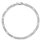 Flat Figaro with Lobster Clasp Bracelet - WBC