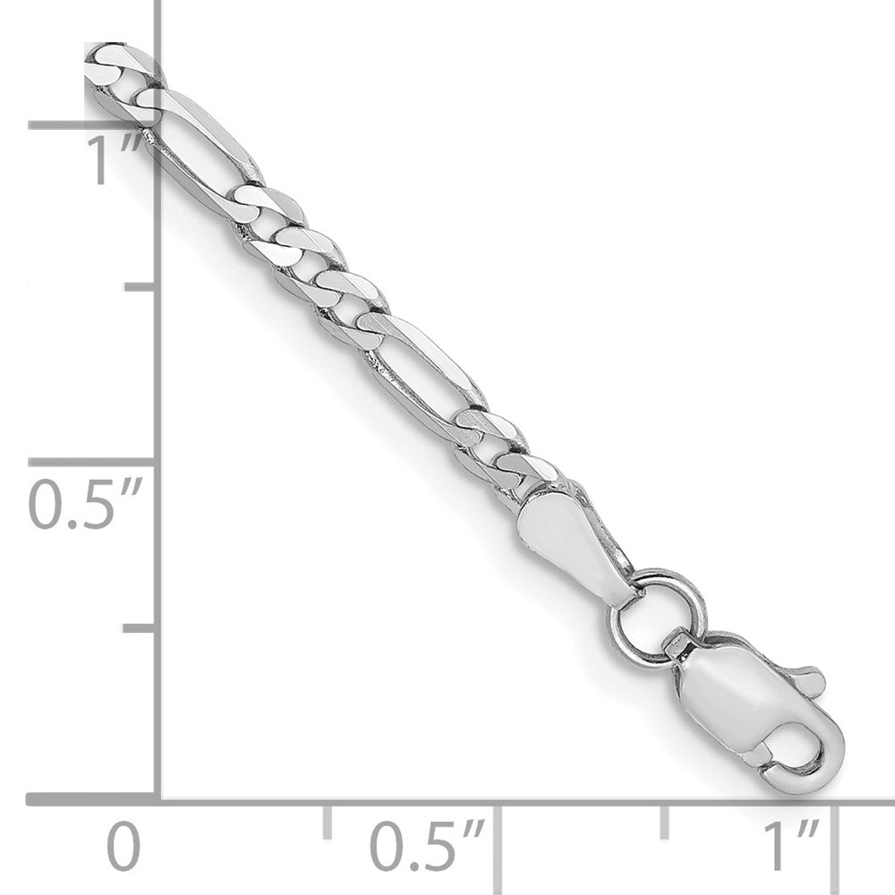 Flat Figaro with Lobster Clasp Anklet - WBC
