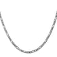 Flat Figaro with Lobster Clasp Chain - WBC